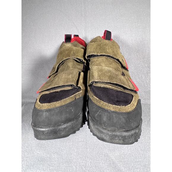 Vintage Performance Mountain Bike Shoes Mens 10 Suede SPD Clipless 90s Retro - Picture 6 of 12